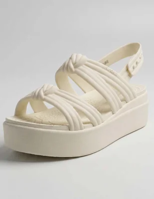 Sandalia brooklyn knot low wedge para mujer