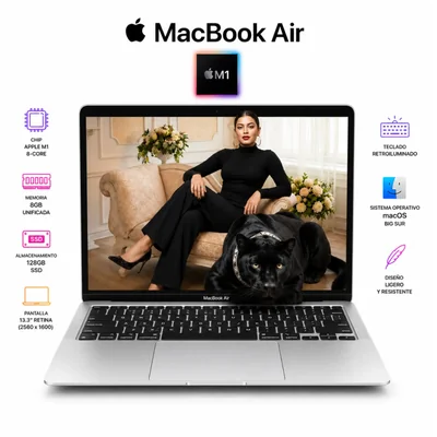 Laptop Apple MacBook Air 13.3" Chip M1 Reacondicionada