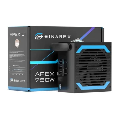 Fuente de Poder EINAREX Apex L1 750W Cybenetics Bronze Semi Modular