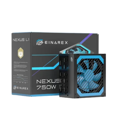 Fuente de Poder EINAREX Nexus L1 750W Cybenetics Gold Full Modular ATX 3.1 PCIe 5.1