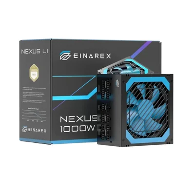 Fuente de Poder EINAREX Nexus L1 1000W Cybenetics Gold Full Modular ATX 3.1 PCIe 5.1