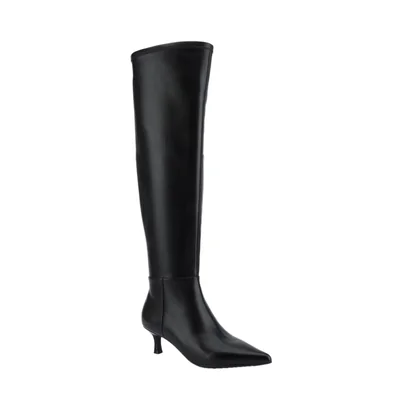 Bota Puntal Tubo Alto Efe Negro para Mujer