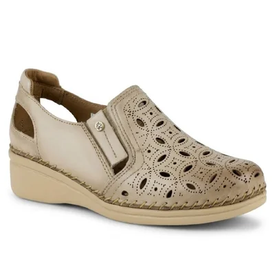 Zapato Con Tacón Lobo Solo Jessi 4724 Mujer Arena