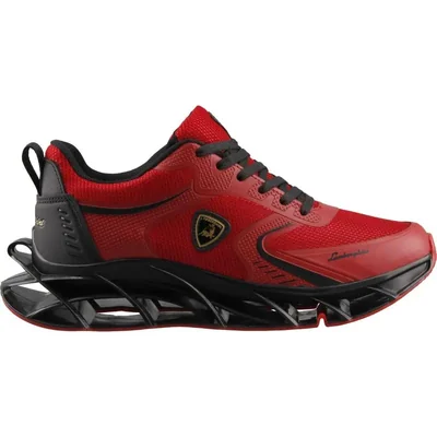 Tenis Para Hombre LAMBORGHINI 8160 MIA ROJO/NGO 25/29 Casuales Urbano Deportivos