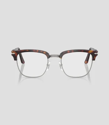 Lentes oftálmicos cuadrados marrones Unisex