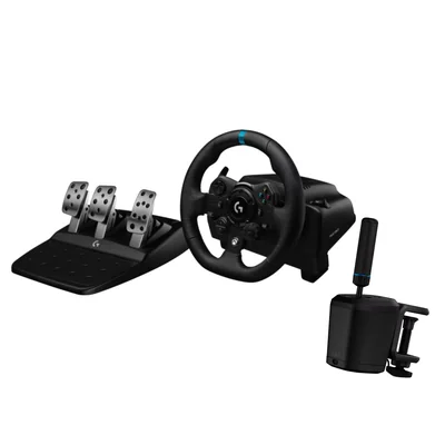 Volante De Carrera Logitech G923 Con Pedales Palanca De Cambios Y Freno De Mano - Venta Internacional.