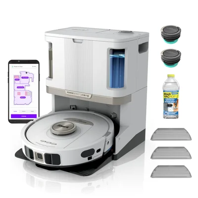 Robot Aspirador Shark Powerdetect Nevertouch Pro Autovaciado Con Mopa - Venta Internacional.