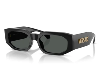 Lentes de Sol Unisex Versace Rectangulares 0VE 4489U Negros