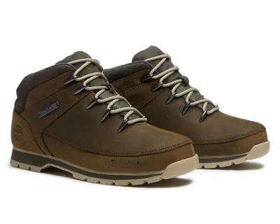 Botas de Senderismo de Piel Timberland Euro Sprint Verde para Hombre