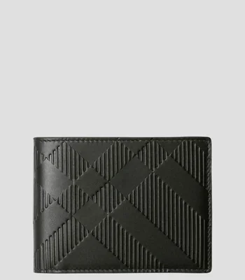 Cartera bifold en piel Hombre