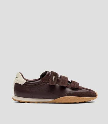 Tenis casuales Bridge velcro en piel Hombre