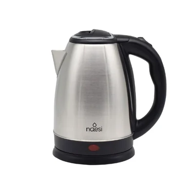 Tetera Eléctrica 1.8 Litros acero inoxidable Naesi