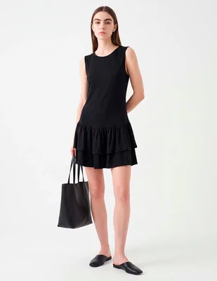 Vestido arriba rodilla casual para mujer
