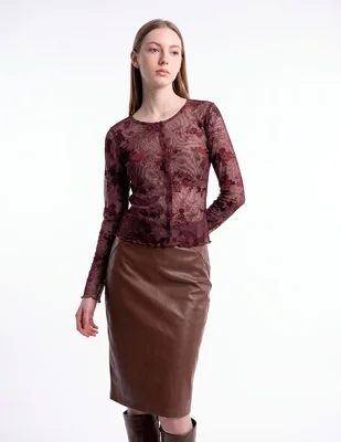 Blusa That´s It manga larga para mujer