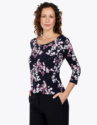 Blusa manga 3/4 para mujer