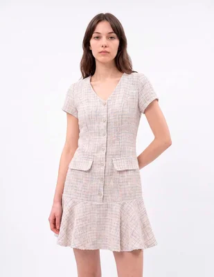 Vestido corto casual para mujer