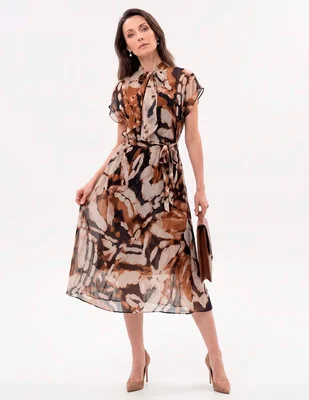 Vestido manga corta para mujer
