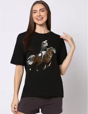 Playera manga corta cuello redondo mujer