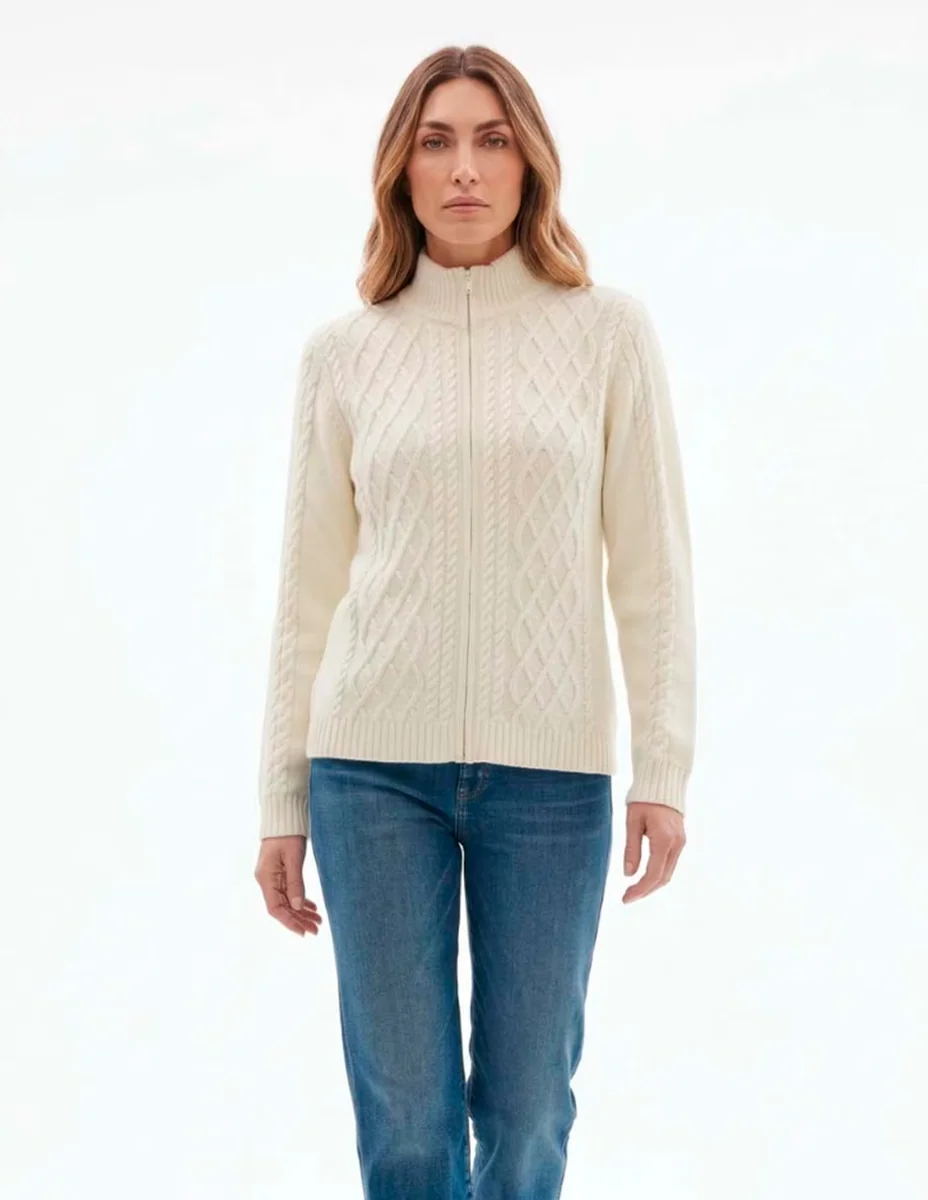 Suéter cuello alto para mujer