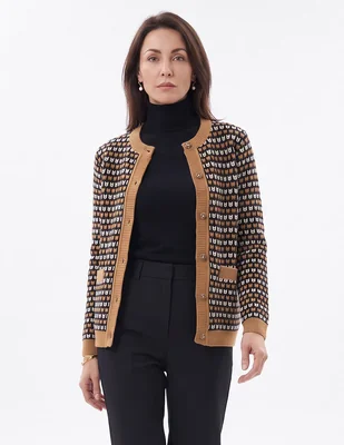 Suéter cuello redondo para mujer