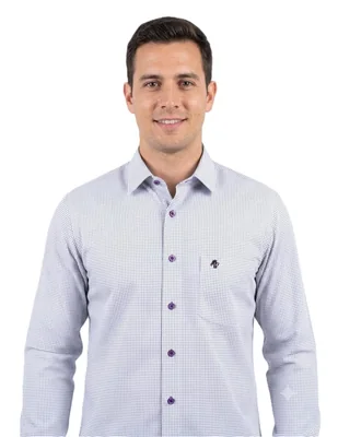 Camisa casual manga larga para hombre