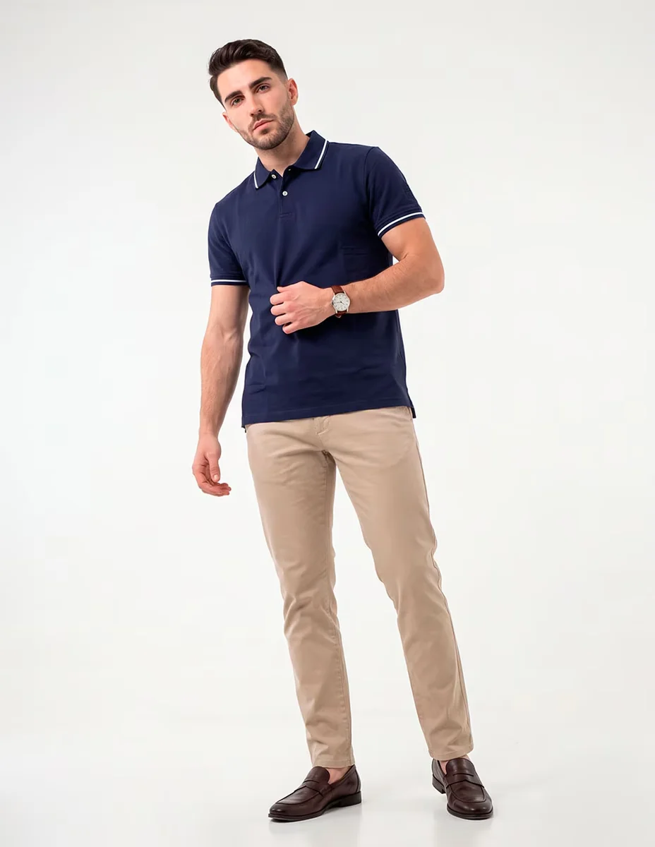 Playera tipo polo para hombre