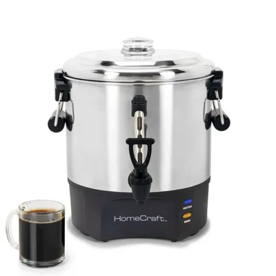Urna para bebidas Homecraft de acero inoxidable para 40 tazas