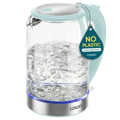 Hervidor eléctrico COSORI de vidrio de borosilicato 17 L y 1500 W