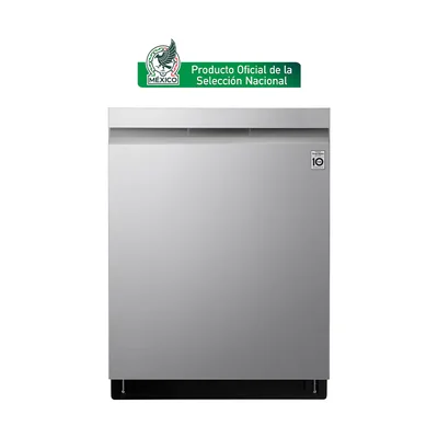 Lavavajillas LG Quadwash Truesteam Empotre Acero Inoxidable Color Negro Ldp6810Ss