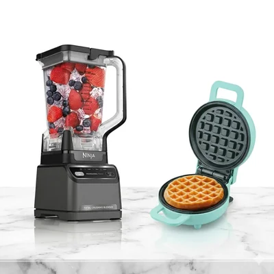 LICUADORA NINJA CO750B + WAFLERA ESTILO BELGA MASTERCHEF