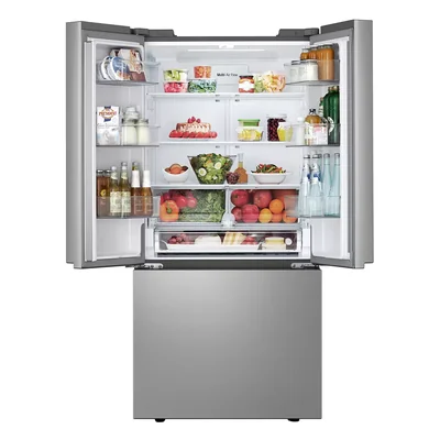 LG Refrigerador French Door con congelador inferior en acero inoxidable