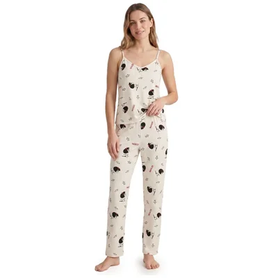 Pijama Top Tirantes Y Pantalón Mafalda