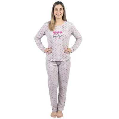 Pijama Manga Larga Y Pantalón Isotoner para Mujer