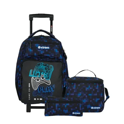 MOCHILA XTREM TROLLEY RUNPACK 6XT BLUE PIXELS