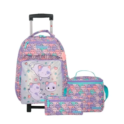 MOCHILA XTREM TROLLEY RUNPACK 6XT LILAC CATS