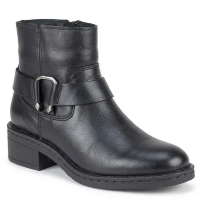 Botin Con Tacón Caña Media Lobo Solo Lupo 5097 Mujer Negro