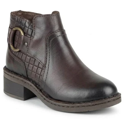 Botin Casual Tacón Lobo Solo Scarlett 5221 Mujer Burgundy
