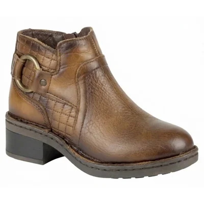 Botin Casual Tacón Lobo Solo Scarlett 5221 Mujer Camel