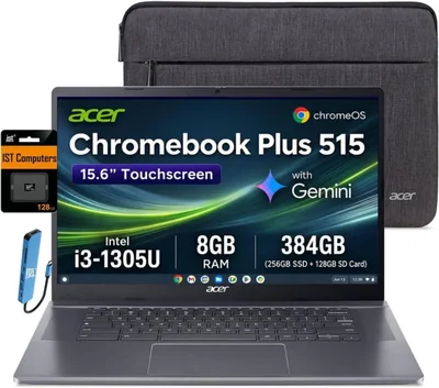 Chromebook Acer Plus 515 156" i3-1305U 8 GB 384 GB