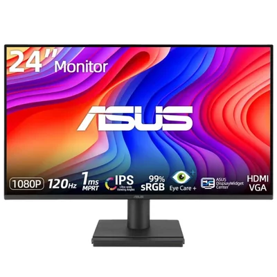 Monitor ASUS de 24" 1080p IPS 120 Hz 1 ms HDMI VGA