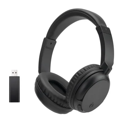 Auriculares Queemie Bluetooth Inalámbricos con Radio FM - Negro