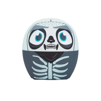 Mini Bocina Bitty Boomers Fortnite Skull Trooper Bluetooth Blanco Negro