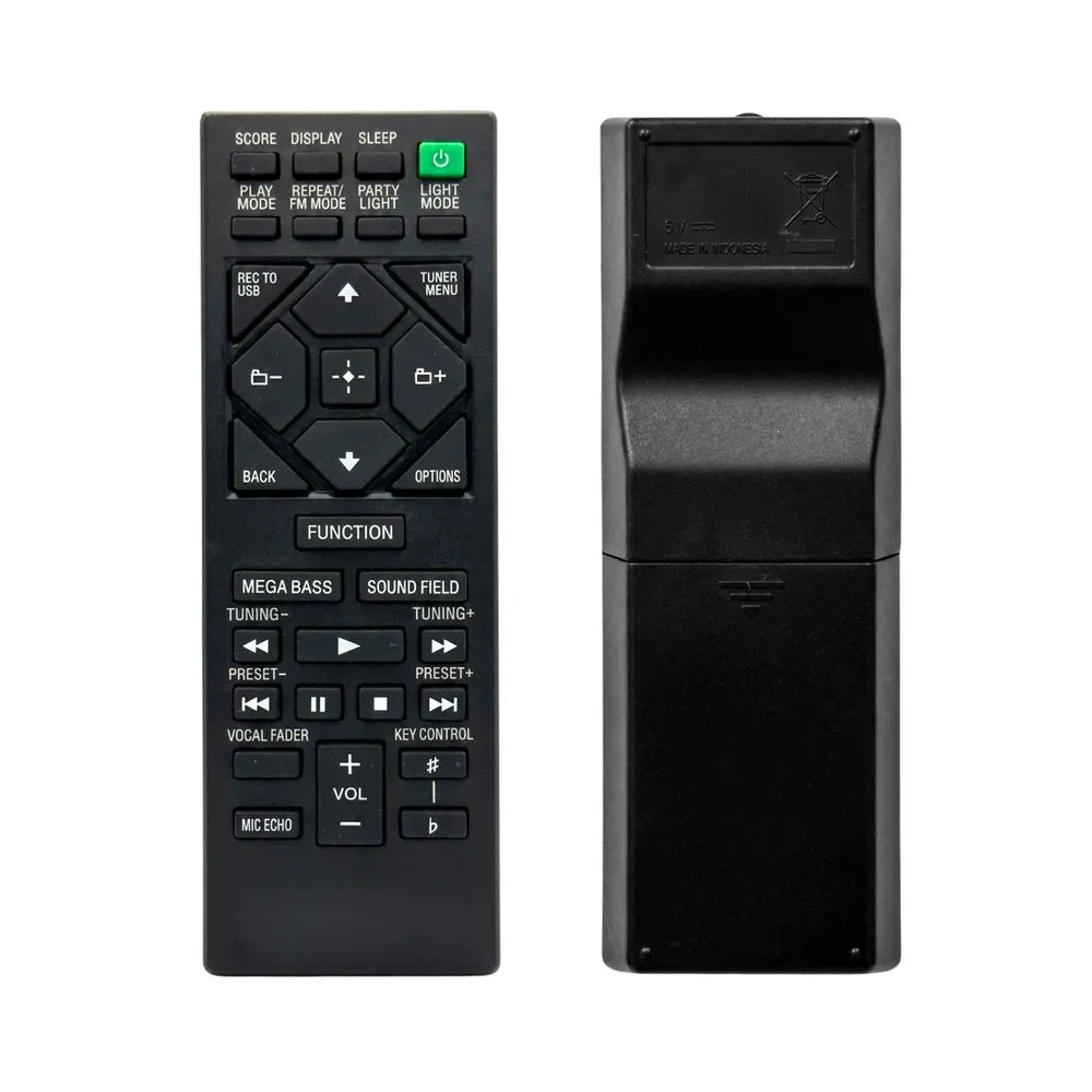 Control compatible con sony audio bocina mhc-v71 rmt-am330u