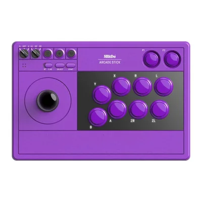 Stick de Lucha 8Bitdo Inalámbrico para Switch/PC - Morado