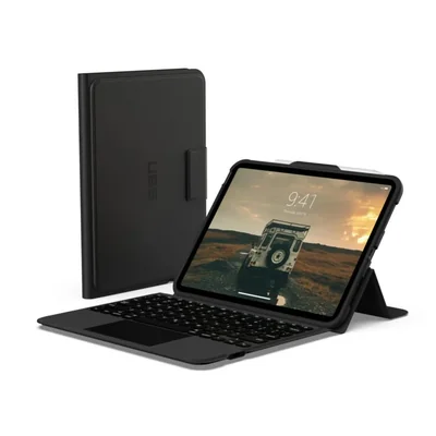 Funda con teclado UAG para iPad 11"/109" con panel táctil inalámbrico negro