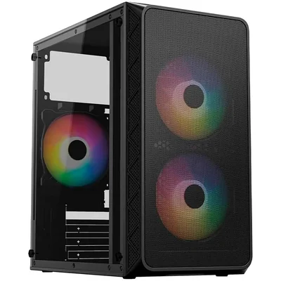 Gabinete acteck doom pro gi730m matx mini torre 3 fan 600w