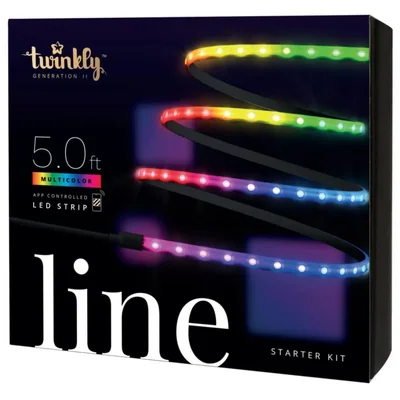 Kit de inicio LED Strip Twinkly Line de 15 m con controlador inteligente