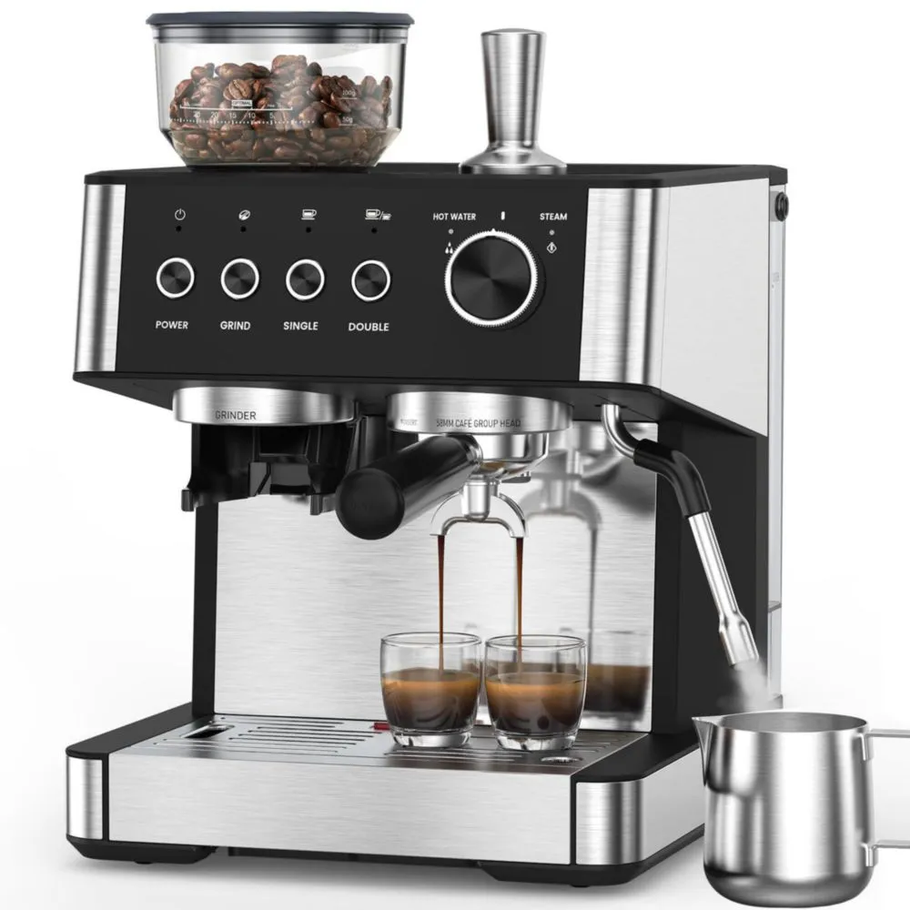 Máquina de espresso Electactic 20 bar con molinillo