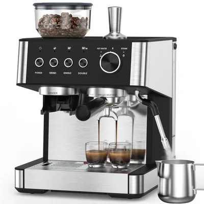 Máquina de espresso Electactic 20 bar con molinillo