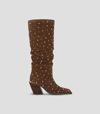 Botas largas con Tacón cuadrado Mujer